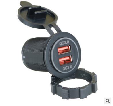 12V 24V Dual Qc 3.0 Usb Smart Auto Lader Snel Opladen Voor Cellphone Tablet Over pc Materiaal