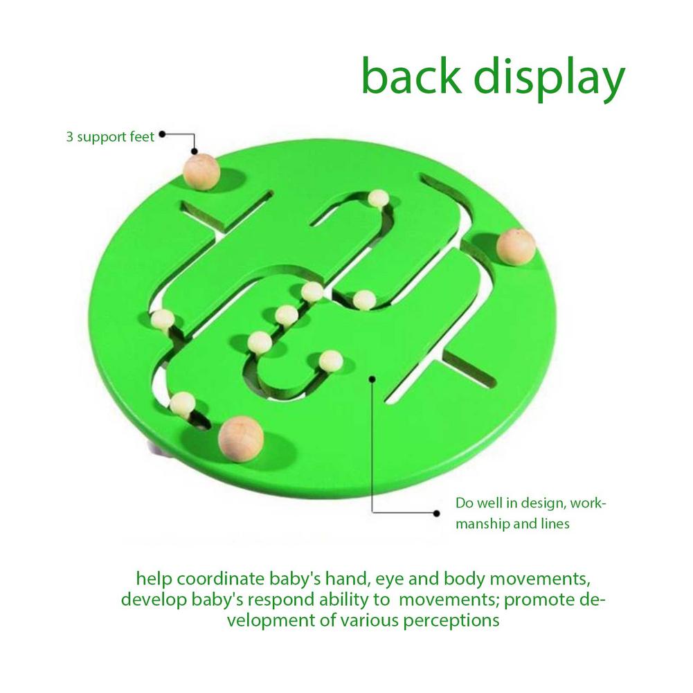 Houten Puzzel Speelgoed Prachtige Patronen En Vakmanschap Cognitieve Nummer Doolhof Speelgoed Oefening Voor Baby Peuters