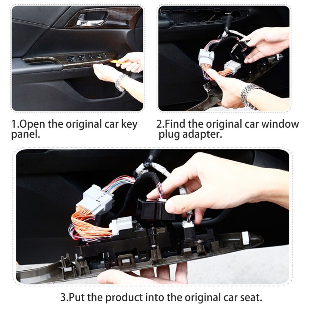 Universal Car Power Window Automatic Lifter Closer For 4 Doors Auto Close Windows Remotely Close Windows Module Alarm System
