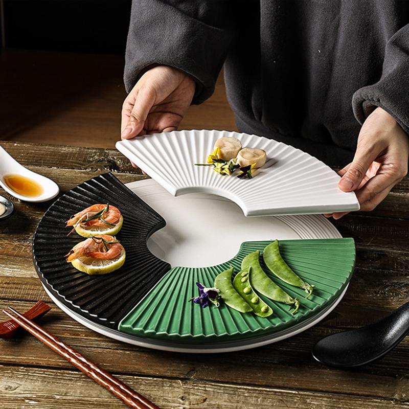 DOITOOL Assiette à Sushi En Bois Style Japonais - Plateau Bateau Pour Maison Et Restaurant