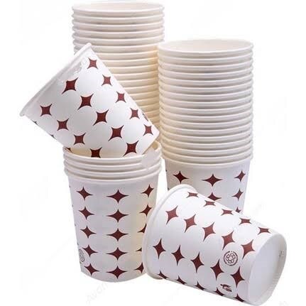 Vasos de papel 100 Uds vasos de papel para bebidas y bebidas frías Vasos desechables de cartón para fiestas tazas de café de yogur hechas en Turquía