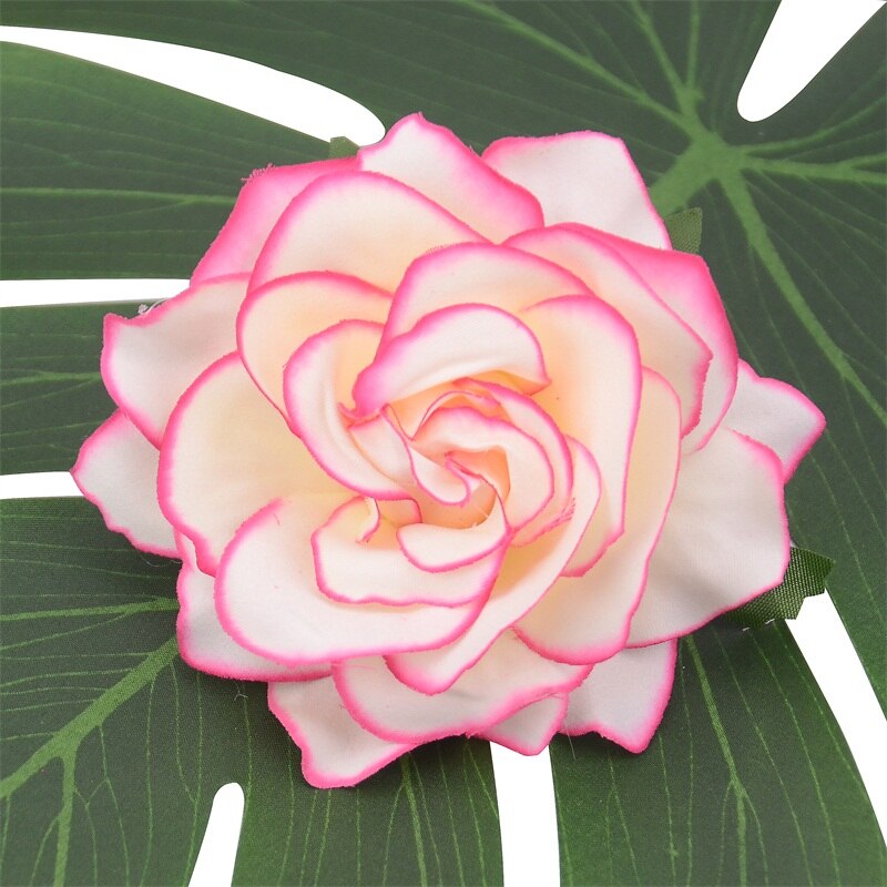 3Pcs 10 Cm Grote Kunstmatige Rose Silk Flower Heads Voor Bruiloft Decoratie Diy Krans Geschenkdoos Scrapbooking Craft Nep bloemen