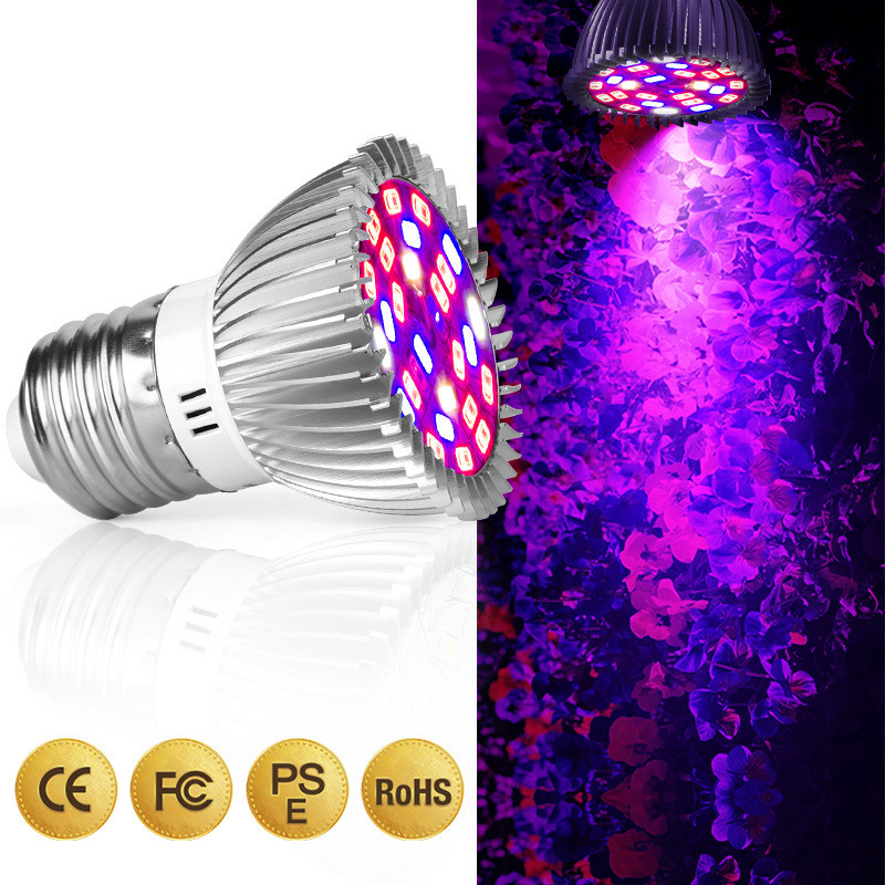 18/28/30/50/80W Led Grow Licht E27 Lamp Voor Plant Hydrocultuur Volledige spectrum Licht Groeien Spectrum Lamp Voor Planten Groeien