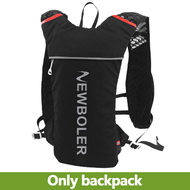 5L Atmungsaktive Weste Pfad Laufen Rucksäcke Leichte Männliche Radfahren Laufen Joggen Marathon- Rucksack Reiten Fahrrad Klettern Tasche: weiße farbe
