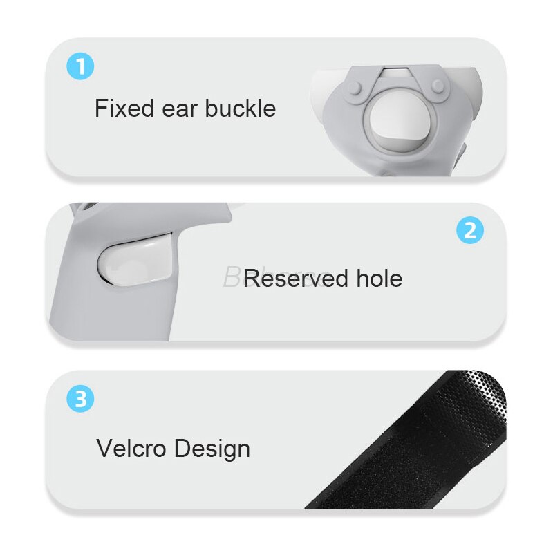 Oculus Quest 2 Extended Grip Protective Cover Controller Anti-Throw Handle Sleeve Adjustable Strap For Quest 2 VR Accessories