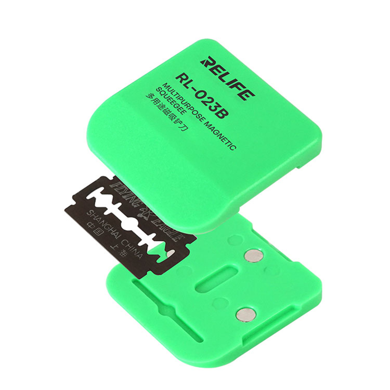 RELIFE RL-023B Magnetic Rework Blade Multipurpose Magnetic Squeegee for Shoveling Cutting Various Operations Tablet Phone Repair