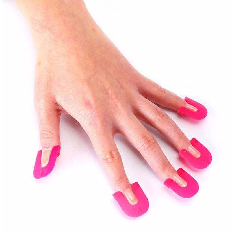Addfavor 26pc nail gel model stel anti-overflow u form neglelak beskyttelse tape negle kunst maleri hegn ramme negle diy kit