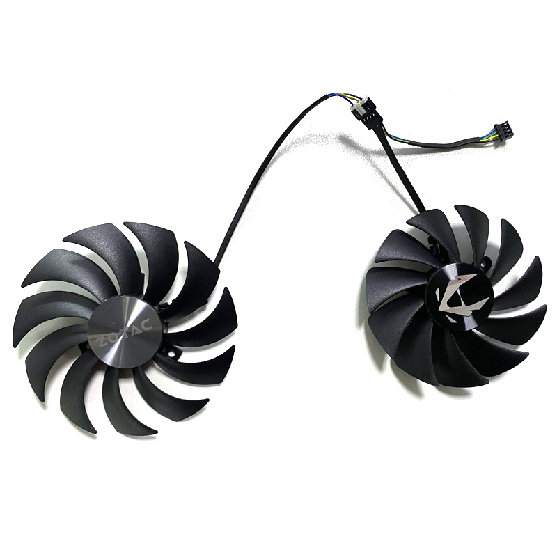 89MM 100MM Cooling Fan For Zotac Gaming RTX 3070 Twin Edge Graphics Card GPU Cooler Fans CF1010U12S CF9015H12S 4PIN DC 12V