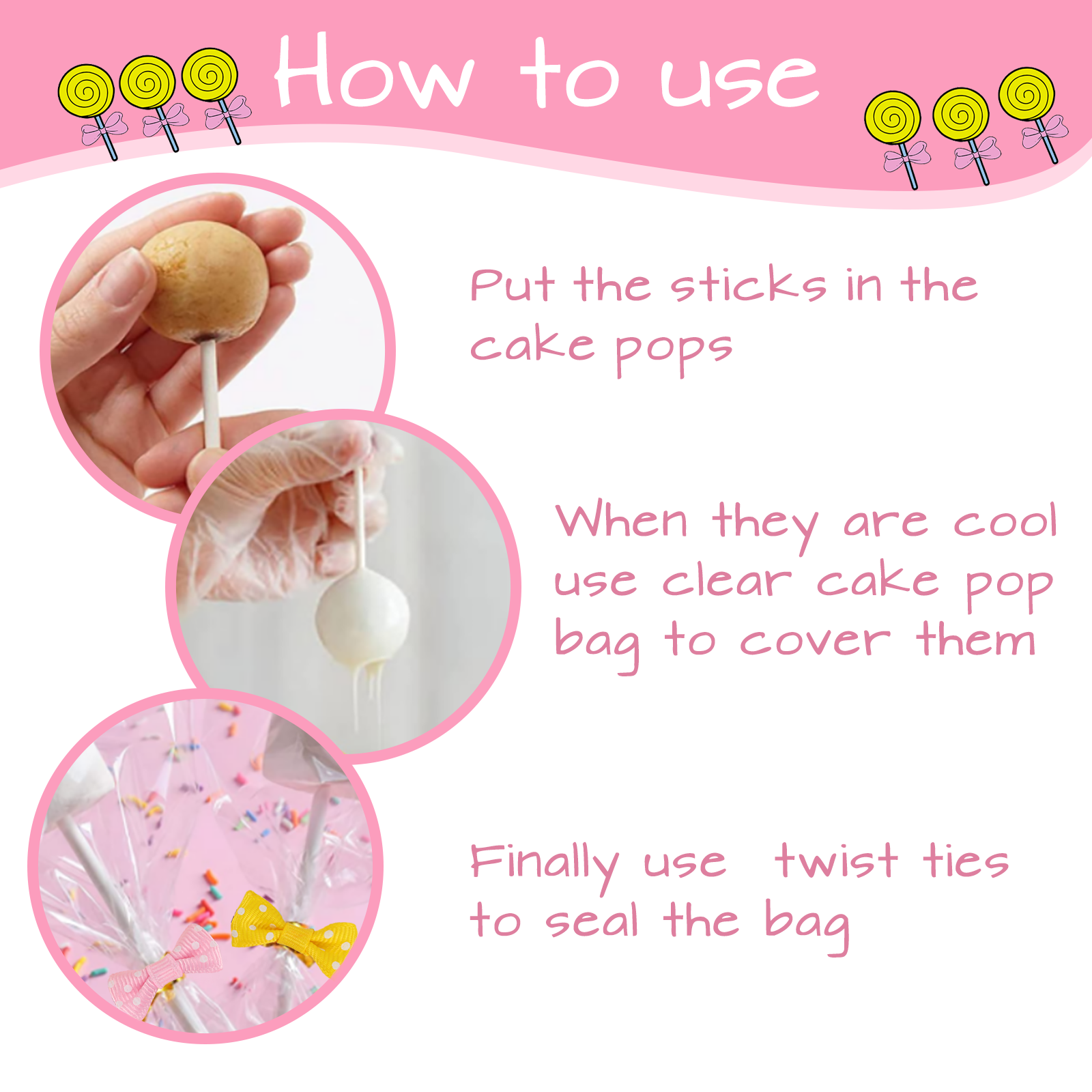300Pcs Cake Pop Sticks Set Voor Maken Lollipops Cake Pops Snoepjes Chocolade En Koekjes Cake Tools Set Plastic Stro