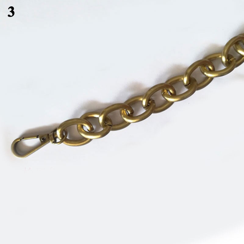 30Cm Vervanging Metalen Ketting Voor Handvat Tas Handtas Antiek Brons Zilver Gouden Diy Accessoires Voor Bag Riem Hardware: 3