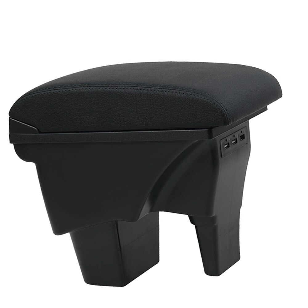 Armsteun Box Cover Holder Universal Car Center Console Modificatie Accessoires Opbergdoos Met Usb Voor Suzuki Vitara: Black