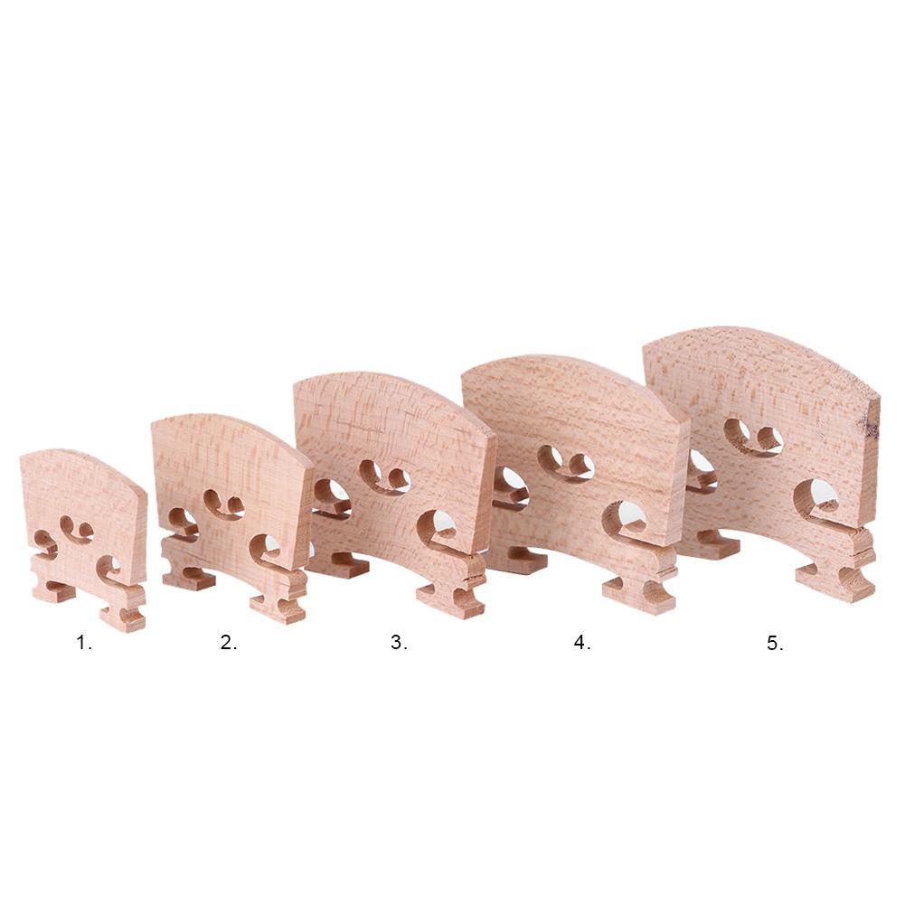 Maple High Hardness Timber Violin Bridges Decorative Pattern Wooden Violin Bridge Stringed Instrument Prodcuts