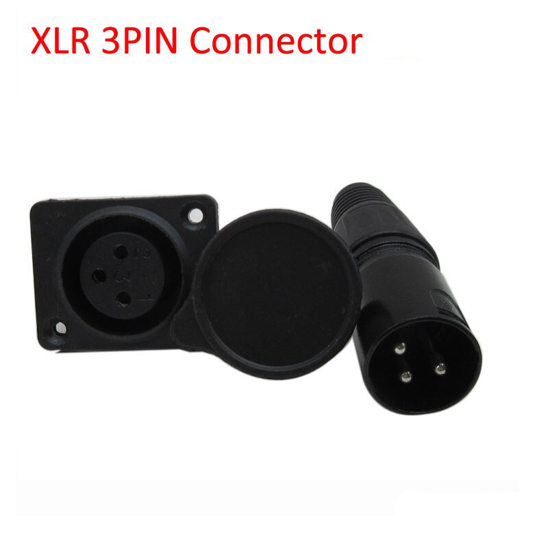 2Pair GX16 3Pin XLR XLRM Male Female Aviation Connector Plug Screw Panel Adapter Mount For ebike battery charge and discharge