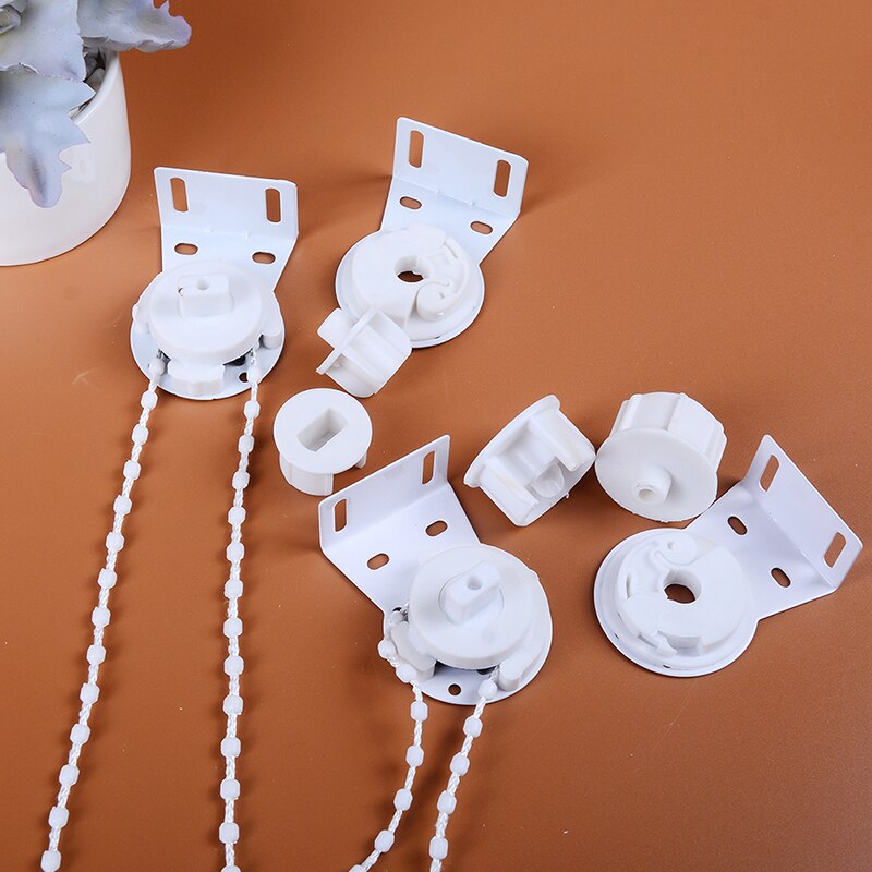 Home Decor 28mm/38mm Bead Window Treatments Hardware Roller Blind Shade Kit Cluth Control Ends Bracket Chain Curtain Accessories
