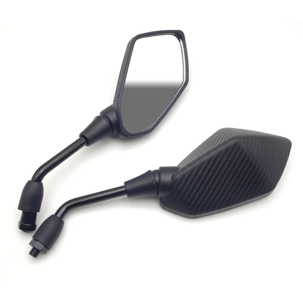 Universal 10mm motorrad spiegel Zubehör Schwarz Side Rückspiegel FÜR piaggio benelli leoncino honda schatten 750 hyosung