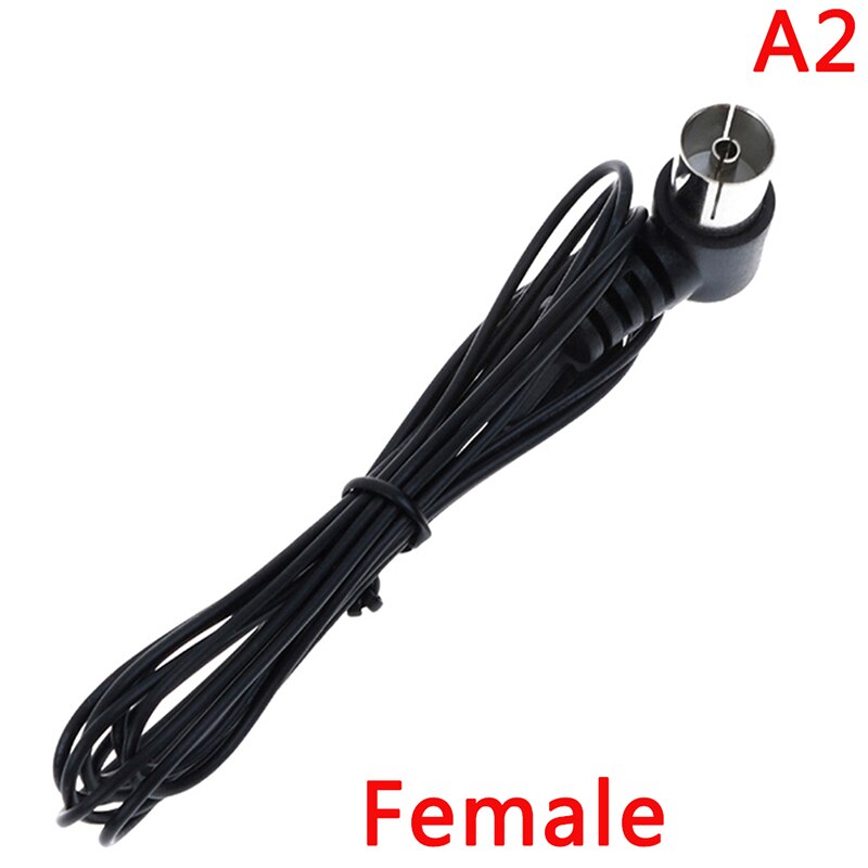 Dlenp-antennes fm-antenne 75 ohm ongebalanceerd voor natuurlijk geluid stereo-ontvanger voor fm-radio/hifi/dab/tv binnengebruik zwart: A2