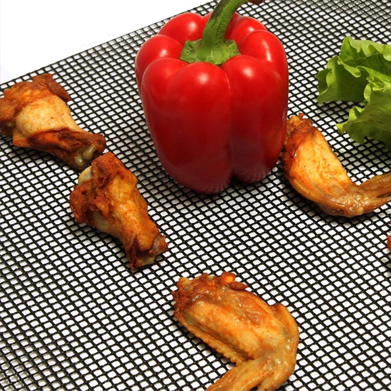 Lasikuitu churrasco-grilliverkko 40*33cm tarttumaton bbq-grillimatto grillilevy grillausalusta ulkoretkeilypiknik-tarvikkeet