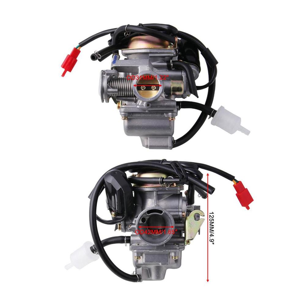 Scooter Carburetor 50cc Scooter GY6 Four-stroke With Jet Engine Upgraded Carburetor Scooter Modified Parts
