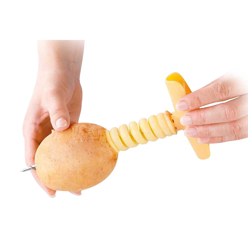 Aardappelspiraalsnijder, fruit- en groentesnijder, spiraalvormige aardappelchips, aardappeltorensnijder, keukengadgets, accessoires