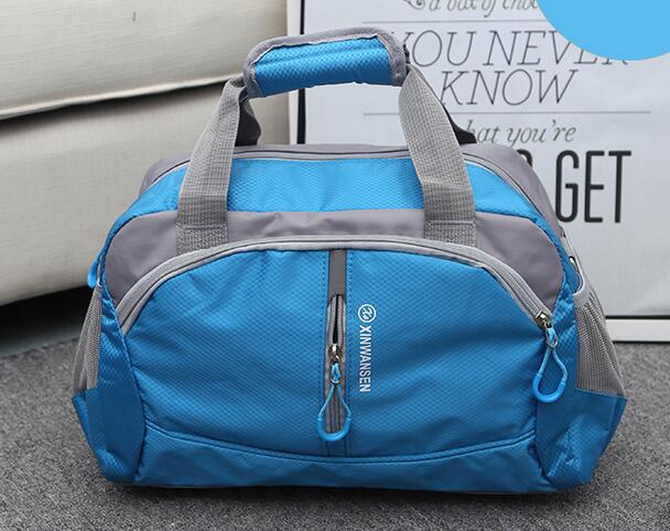 Bolsa de viagem masculina oxford, portátil, grande capacidade, sacola de fim de semana, 30% de desconto t23: blue