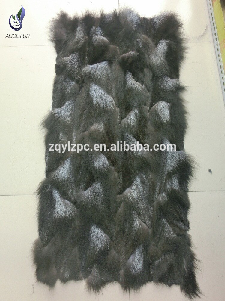 China Splicing Blauw Vossenbont Plaat/Vossenbont Huid Plaat/Zilver Vossenbont Plaat: 1