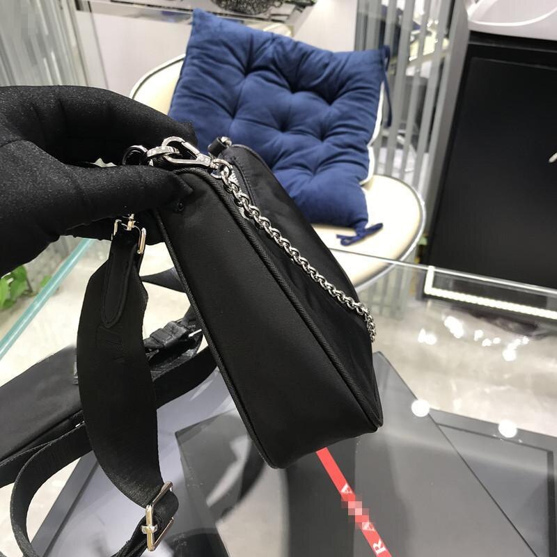 Bolso de hombro con cinturón y cadena para mujer: Default Title