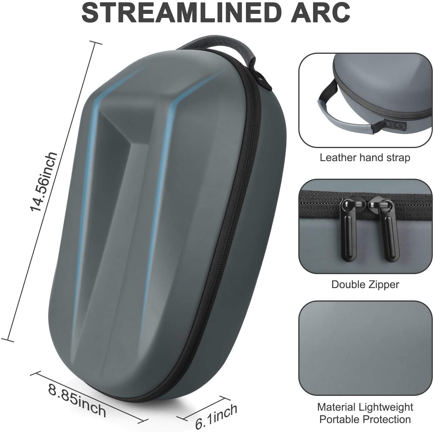 Sac de rangement Portable en EVA dur pour Oculus Quest 2 VR, étui de transport pour casque et contrôleurs, pochette de protection