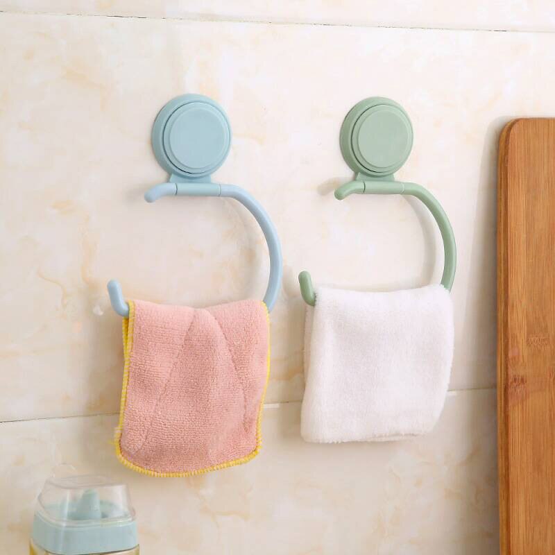 Toiletpapierhouders voor in de badkamer, hangende houder, organizer, handdoekhouder, opbergplank voor badpapier, zuignap, wandmontage