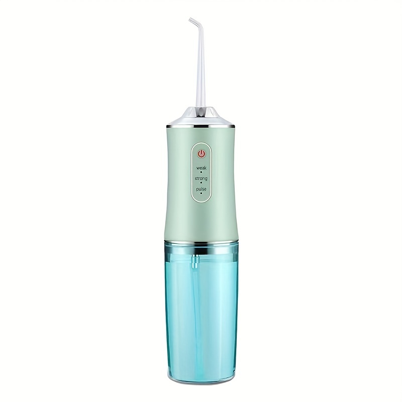 Teeth Oral Irrigator Portable Mouth Washing Machine Interdental Cleaning Irrigator USB Oral Teeth Dental Water Flosser: grey