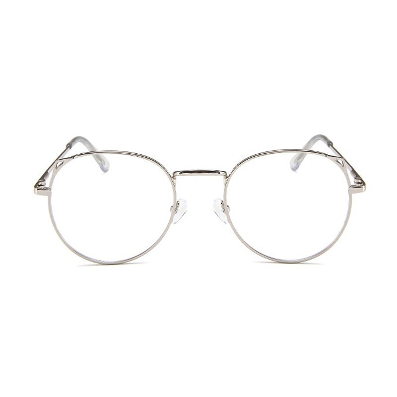 Computer Glasses Eyewear Frame Anti Blue Light Game Glasses Cat eye Anti Glare Eyeglasses Frame Women Round Clear Lens Glasses