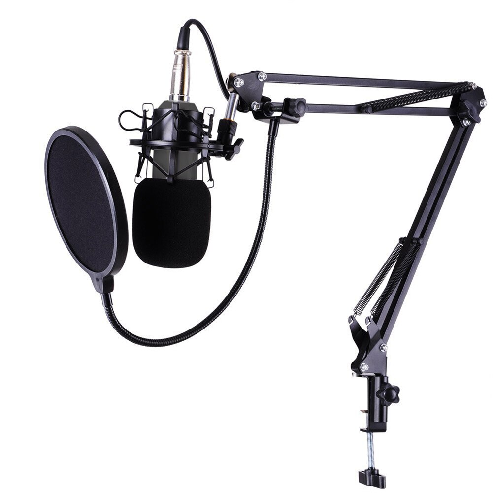 Studio Broadcasting Recording Condenser Microphone Adjustable Recording Microphone Suspension Scissor Arm Stand