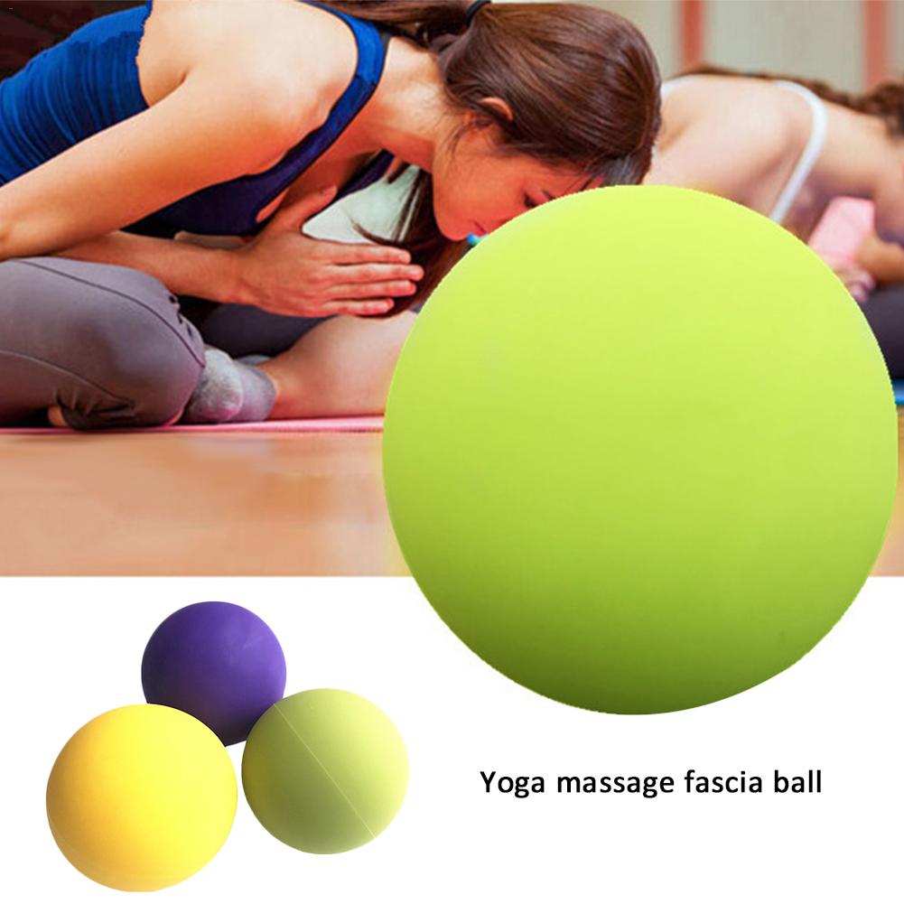Bola de massagem conjunto bolas firmes auto terapia alvo trabalho miofascial gatilho ponto liberação músculo nós silicone yoga massagem bola