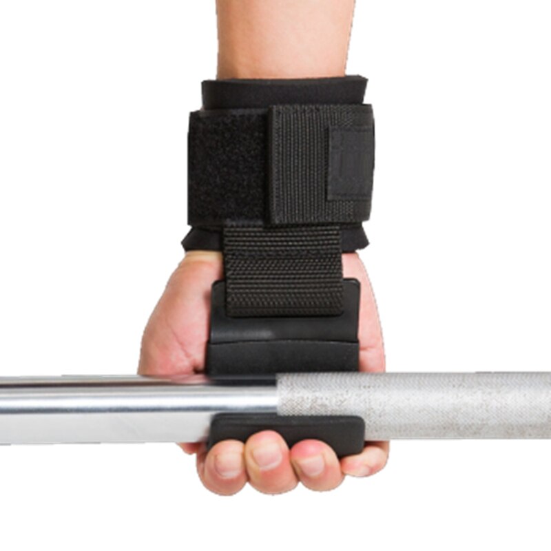 Weight Lifting Grip Hooks Lifting-Hook Hand-Bar Fitness Wrist Straps Heavy Duty Pull-ups Power Lifting Grips Padded Workout Hook