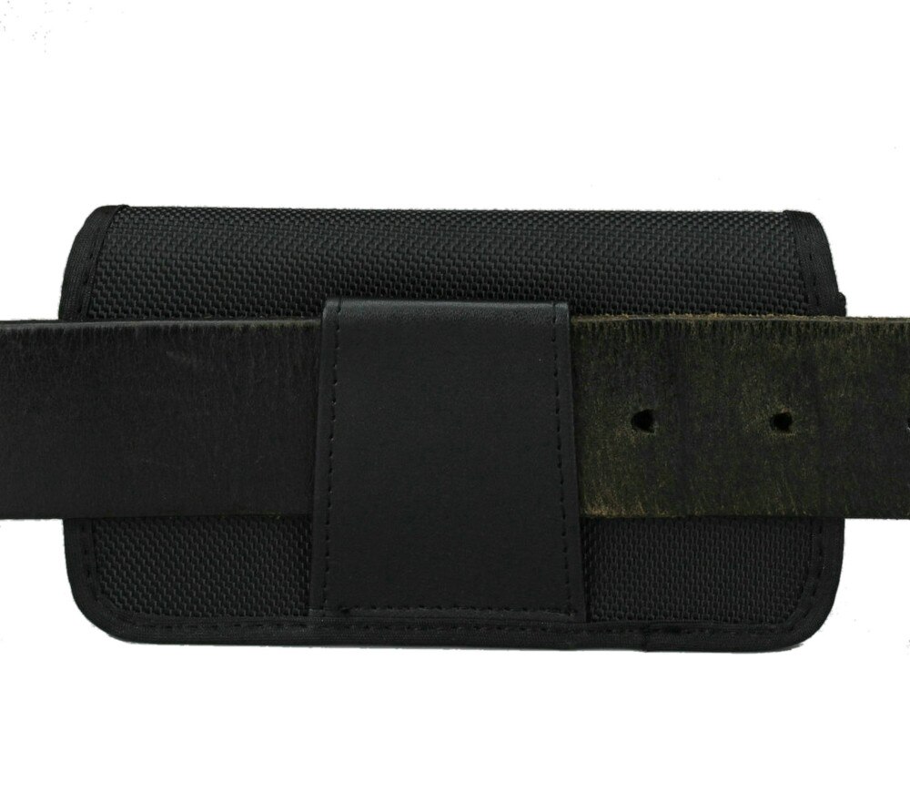 Fssobotlun, zwarte nylon horizontale holster heuptas telefoonhoesje voor gome  k1 4g lte 5.2 inch