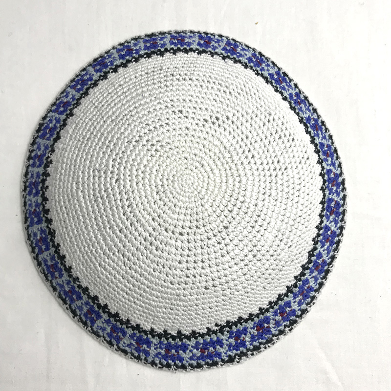 Judaica-gorro de Kippah de punto Judaica, sombrero de Kippah, Yarmulke, Yarmulka, 15cm, 5,9 pulgadas