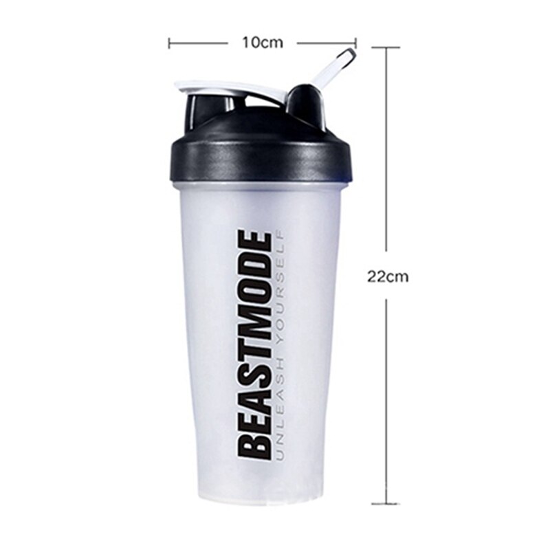 Shaker Water Fles Schudden Cup Waterkoker Hidro Kolf Mijn Grote Capaciteit Draagbare 600Ml Plastic Fitness Drinkware