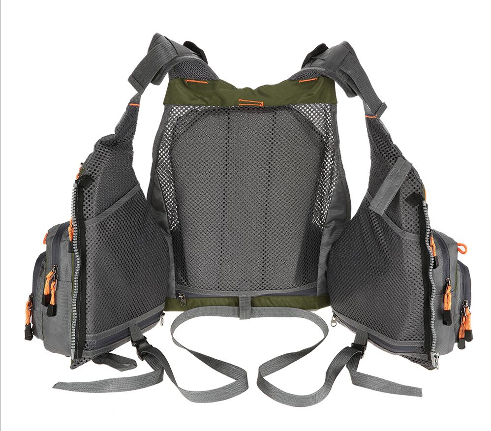 fishing multi-pocket safety life vest breathable outdoor sports swimming adjustable vest fishing gear equipment