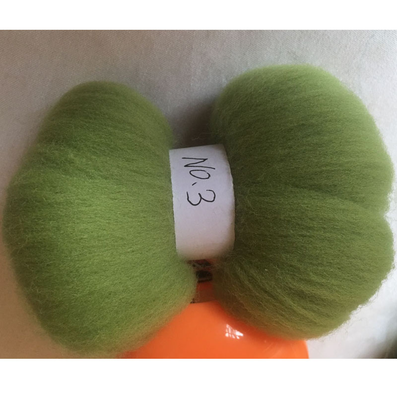 WFPFBEC 70 s Australië GEKAMD 100% WOL fiber merino diy wol voor vilten 50g 100g NR 3