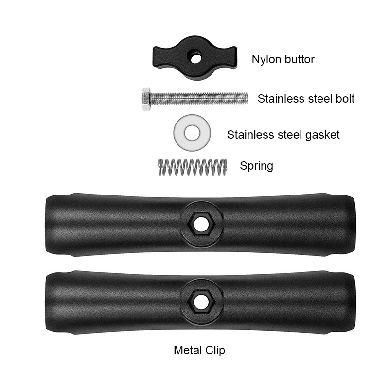 Brazo de doble enchufe de aleación de aluminio para abrazadera de montaje de soporte de cabeza de bola de 25mm/1 pulgada para brazo de extensión de cámara de motocicleta y bicicleta