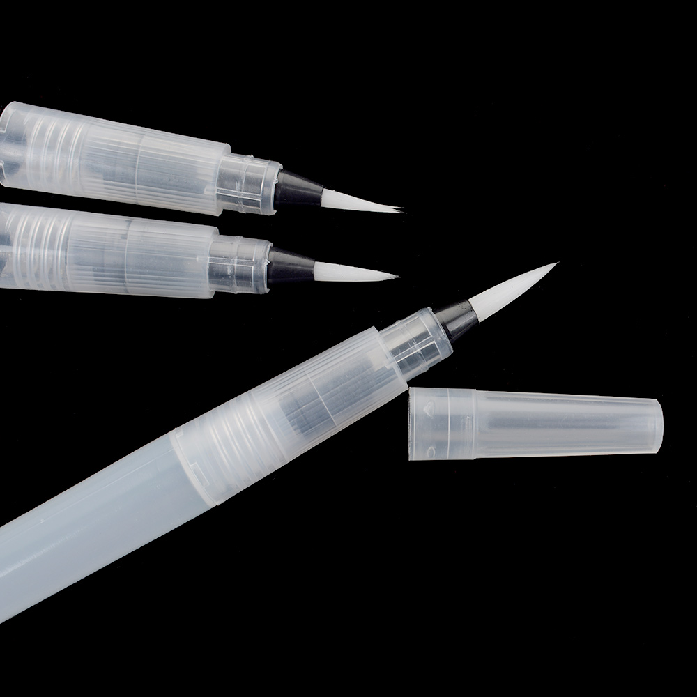1pc genopfyldelig vandpensel blækpen til vandfarve kalligrafi maleri illustration pen kontorpapir