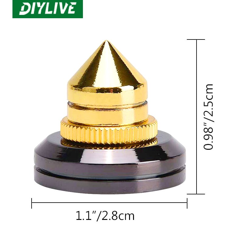 DIYLIVE MVS cuscino amplificatore di potenza del computer piede HIFI febbre altoparlante giradischi blister macchina cuscino pad footnail