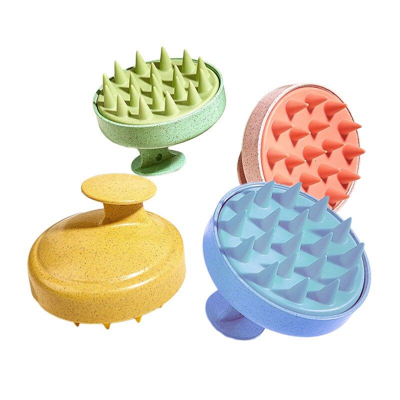 Silicone Head Scalp Massage Comb Shampoo Brush Hair Washing Comb Bath Shower Brush Hair Salon Hairdressing Tool