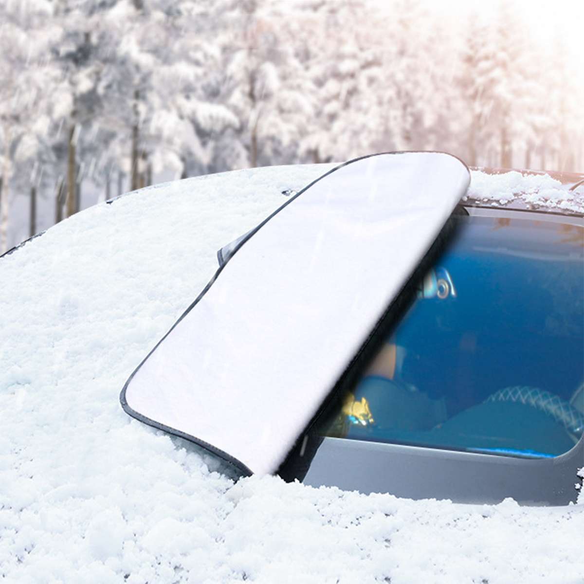 1.8m 5 lag bil-styling bil dækker forrude dækning varme solskærm anti sne frost is skjold støvbeskytter vinter