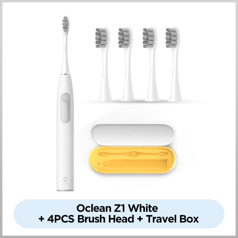Oclean Z1 elektryczna soniczna szczoteczka robić zębów szybka ładowarka wyświetlacz doprowadziło IPX7 wodoodporna z 3 trybami czyszczenia inteligentna szczoteczka robić zębów dla dorosłych