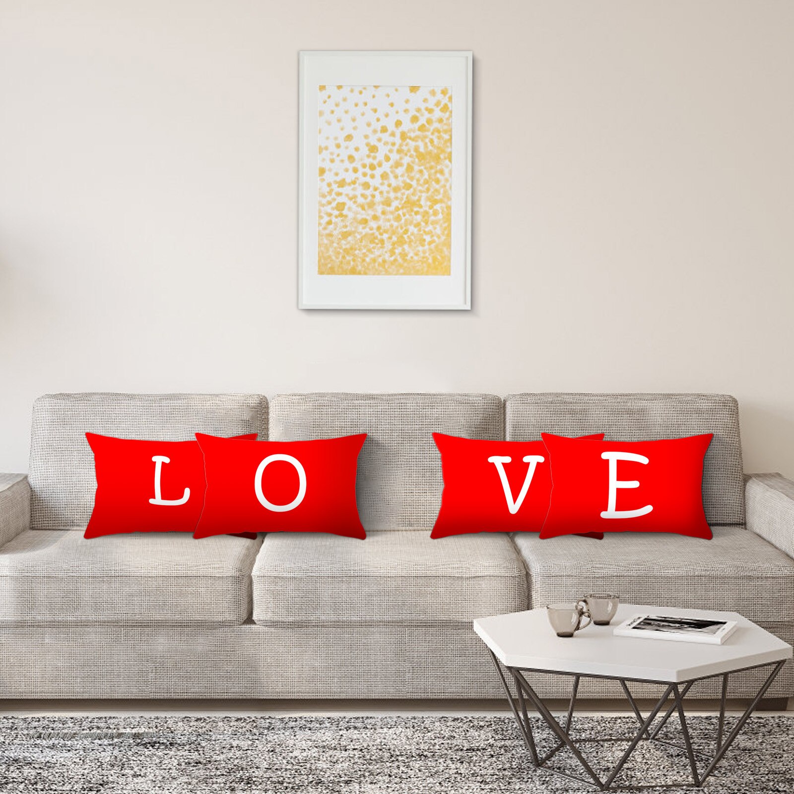 Brief Patroon Sierkussen Sofa Sierkussen Kussen Kussensloop Zachte 30X50 Cm Kussensloop Kussensloop Home Decor
