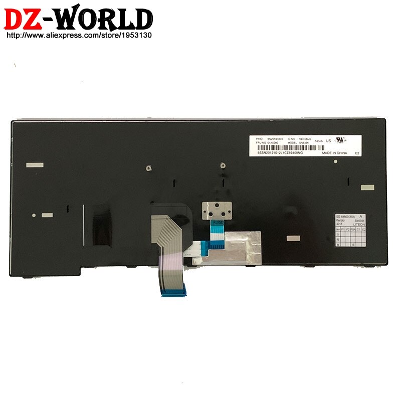 Tastiera Originale Lenovo Per ThinkPad T470s | Layout UK, Nuova Di Zecca - 01EN752