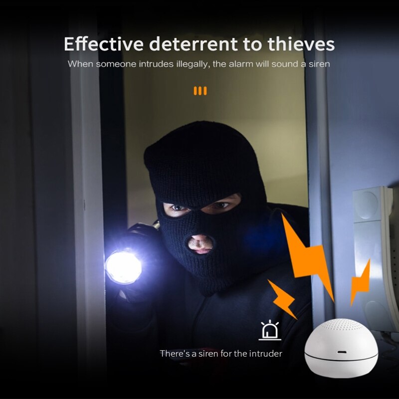 Tuya WIFI PIR Motion Sensor Security Alarm System Kits Wireless Passive Motion Detector Security Burglar Alarm Sensor Smart Home
