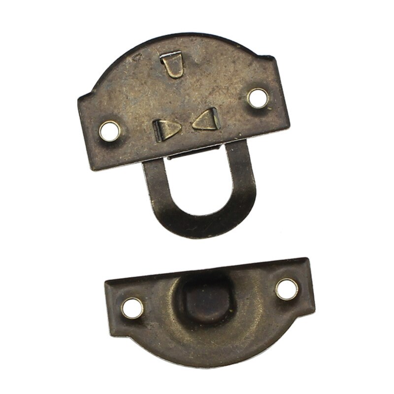 MOROBOR Sieradendoos Antiek Slot Klink Hasp Scharnieren Handvat Doos Hoekbeschermers Kit voor DIY Sieraden Doos Brons 2 Sets 24 Stks, Houten Koffer Sieraden Borst Opbergdoos, Doos niet inbegrepen