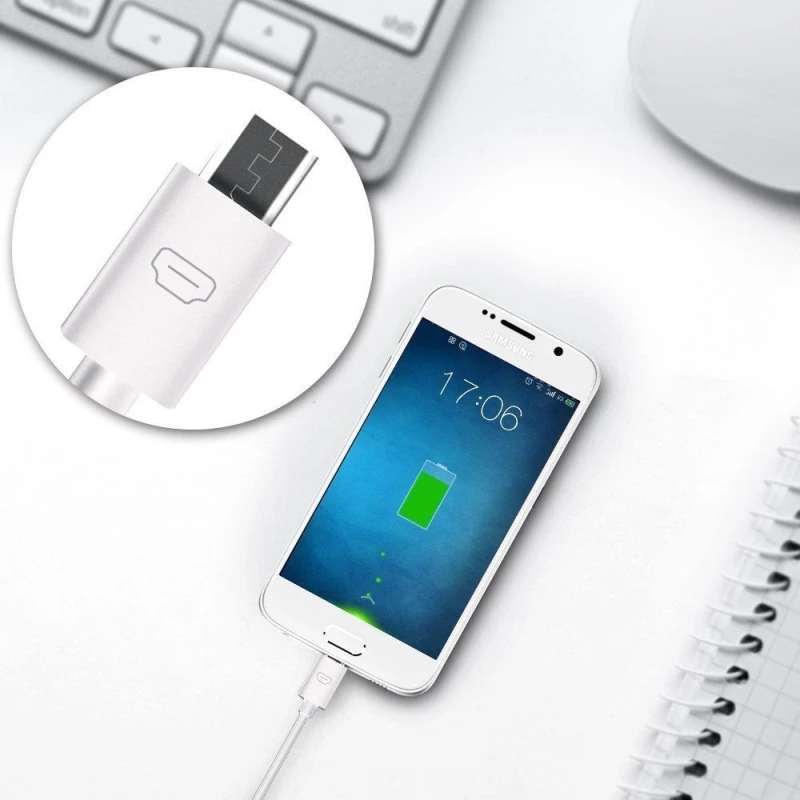 Micro Usb Universele Datakabel Standaard Hoofd Oplaadbare Lange Parachute Kabel 1 m/2 m/3 m Micro Usb-poort voor Android Telefoons