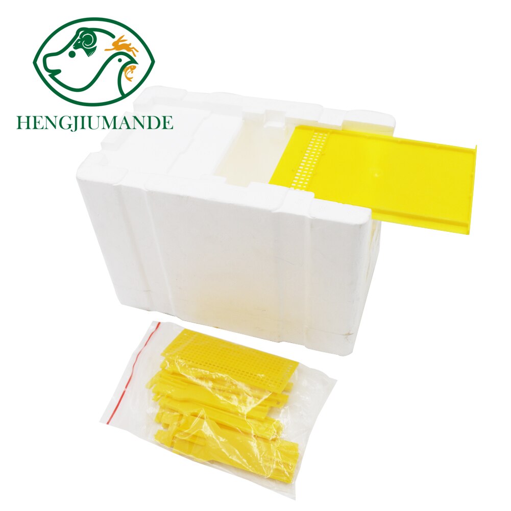 Foam Beehive Bee Hive Auto Honey Beehive Frames Beekeeping Kit Bee Hive King Pollination Box for Garden Pollination Bee Tools